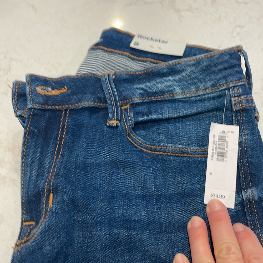 Women’s Old Navy, rockstar super skinny jeans, size 8